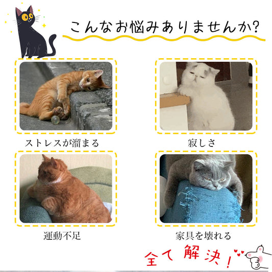 猫用 回転おもちゃ おやつフィーダー 吸盤式 知育・運動不足対策