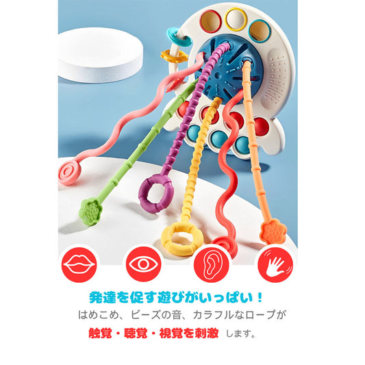 Across Rainbow たこおもちゃ 食品衛生法適合・CE/EN71合格