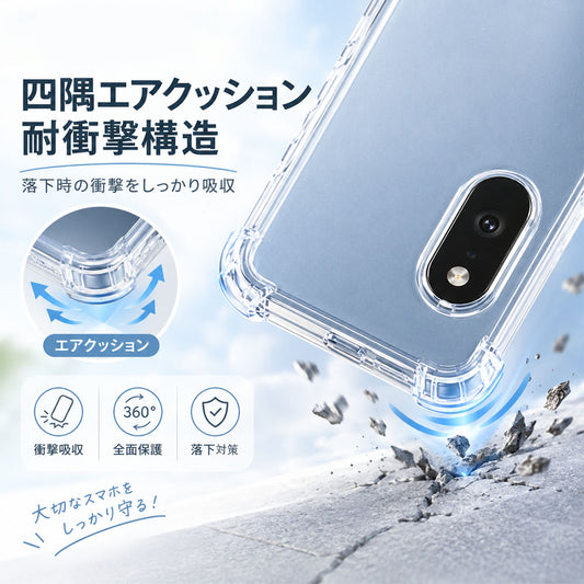 arrows We3 クリアケース 耐衝撃 薄型 軽量 カメラレンズ保護