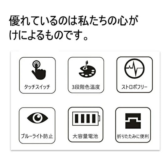 ダブルヘッドLEDデスクライト｜3段階色温度・無段階調光・カレンダー時計ディスプレイ・ペンスタンド付き 読書灯