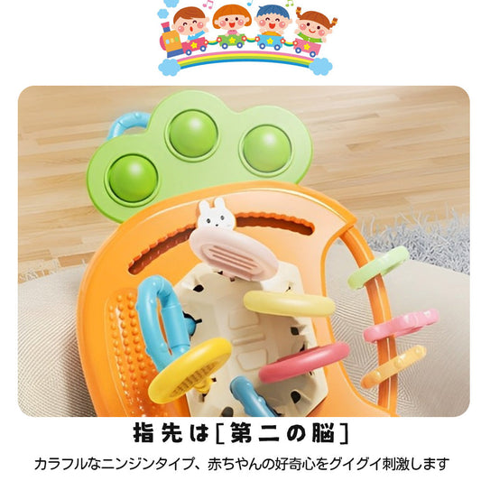 Across Rainbow にんじんのおもちゃ 赤ちゃんの知育玩具 0歳からの指先遊び