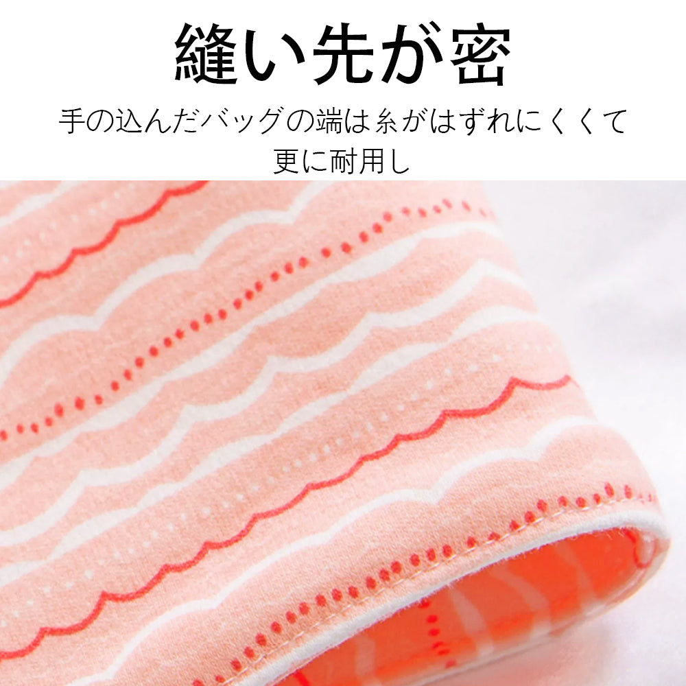 長袖お食事エプロン 離乳食・掴み食べに 撥水加工 大きめ