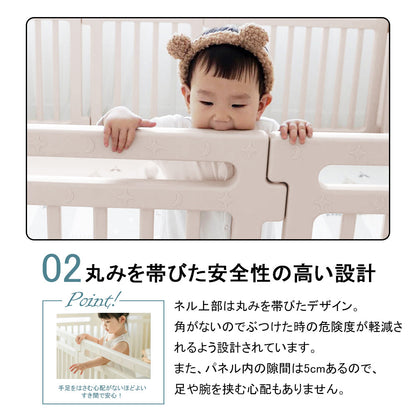 ベビーサークル ハイタイプ 折りたたみ式 プレイペン