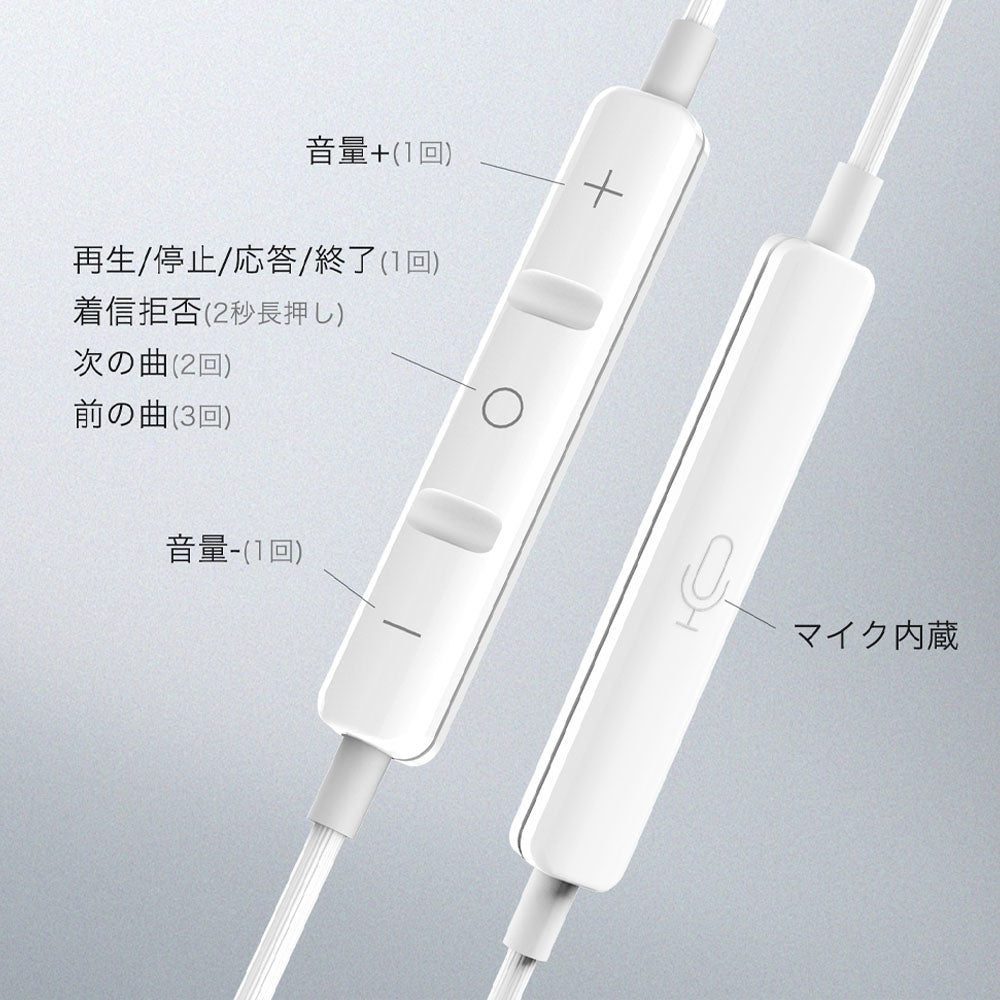 有線イヤホン 高音質 マイク・リモコン付き ノイズ低減 Type-C/USB-A/3.5mm対応 オンライン会議・ゲームにも W135