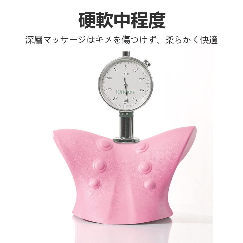 ネックストレッチ枕 頸椎牽引で首・肩のコリをケア