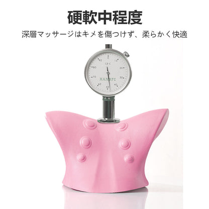 ネックストレッチ枕 頸椎牽引で首・肩のコリをケア
