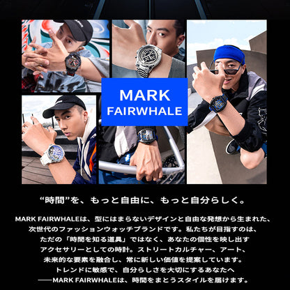 ピエロモチーフ アートウォッチ 耐摩耗・傷つきにくい ユニークな腕時計