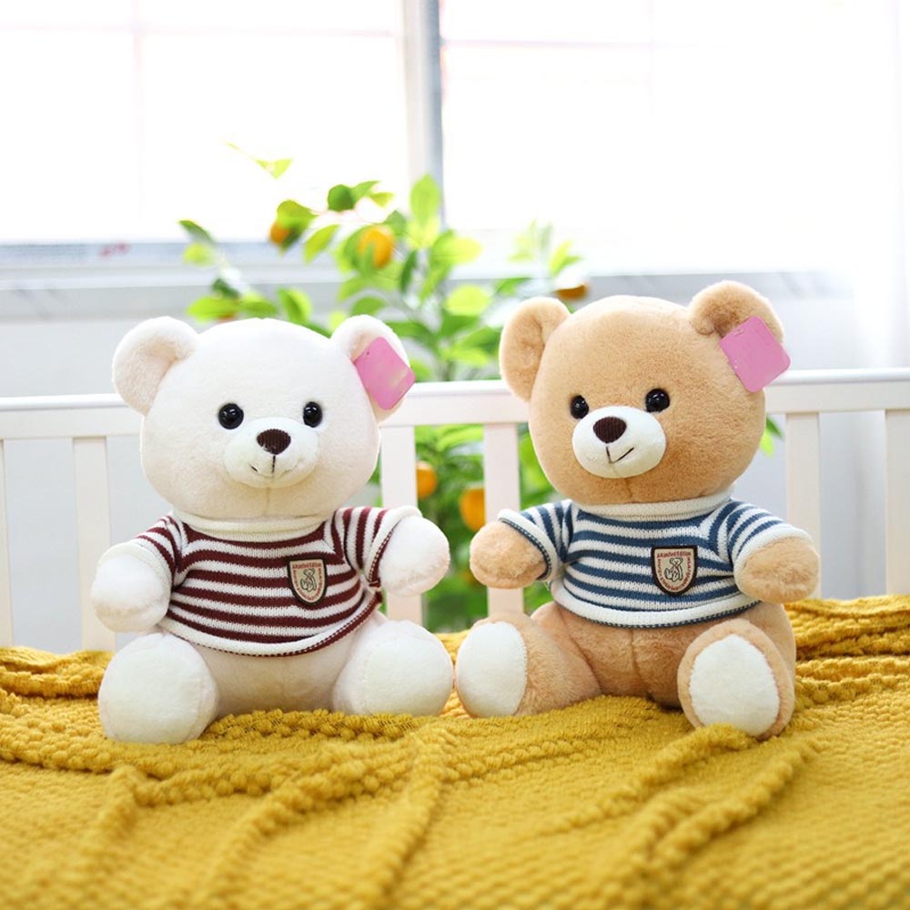 ミラ熊のぬいぐるみ クマの抱き枕 童心タグリボン付き フカフカ テディベア