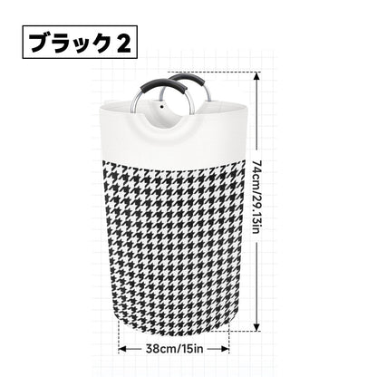 82L大容量 折りたたみランドリーバスケット 防水・おしゃれな収納かご
