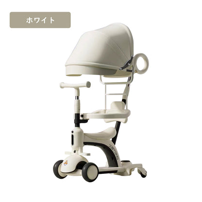 6in1子供用三輪車 キックバイク 手押し棒付き セーフティーガード
