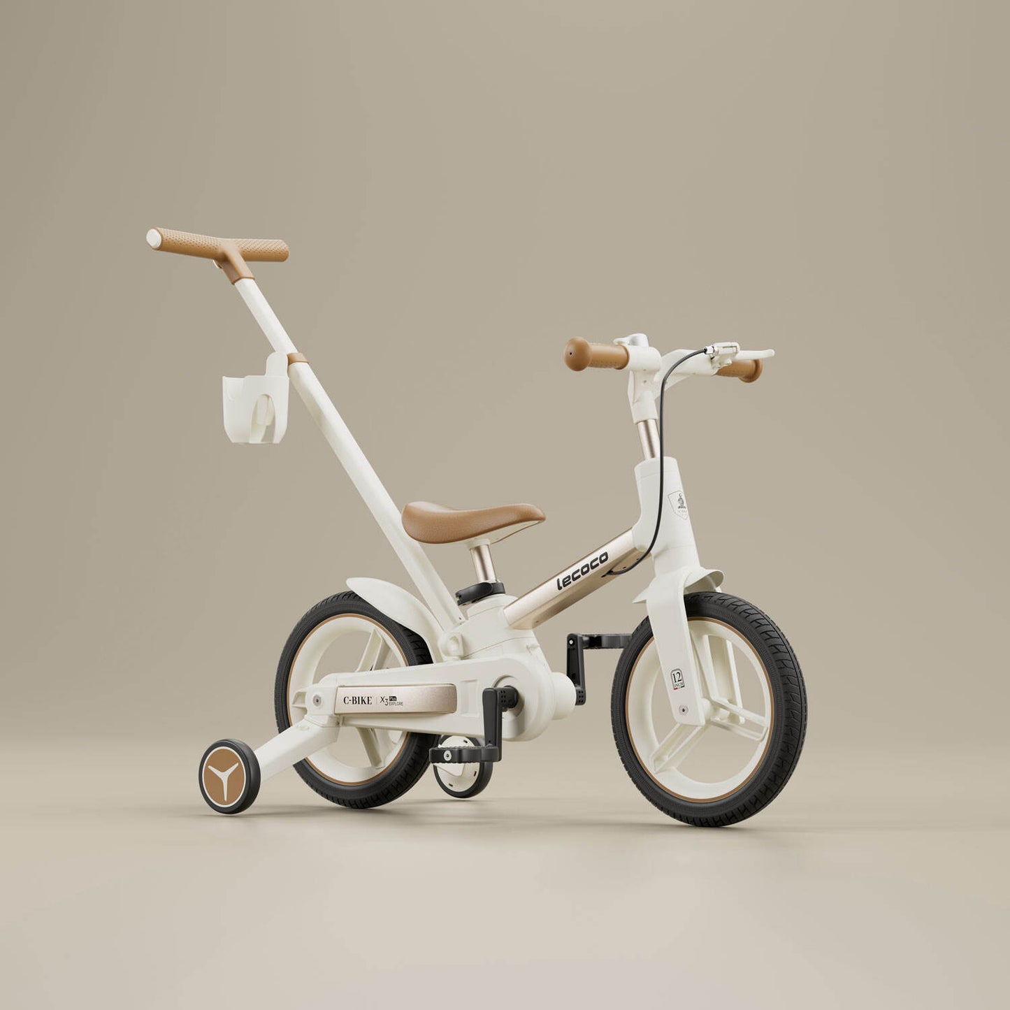 LECOCO C-Bike X3 Plus 5段階成長対応 ベルトドライブ多機能自転車 メイン