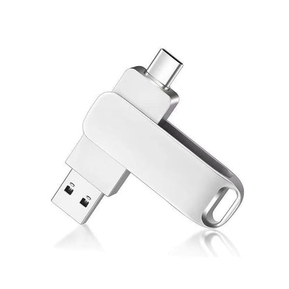 USBメモリ 2TB 大容量 Type-C & USB3.0対応 360°回転式 デュアル接続フラッシュドライブ up-001