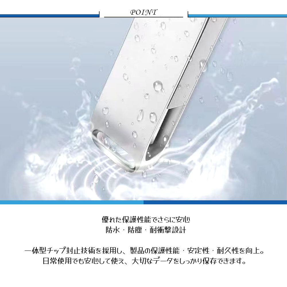 USBメモリ 2TB 大容量 Type-C & USB3.0対応 360°回転式 デュアル接続フラッシュドライブ up-001