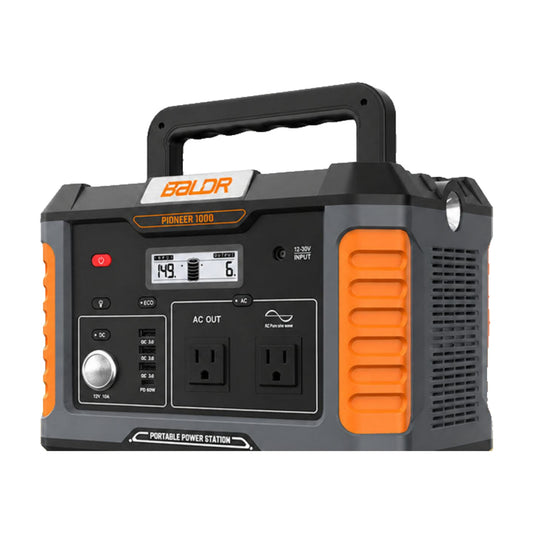 BALDR ポータブル電源 538Wh 1000W 純正弦波 リン酸鉄バッテリー PSE認証 RK1002