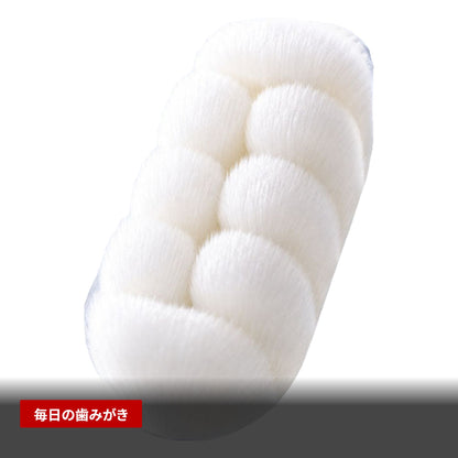 Blanvina もっちり濃密極細毛歯ブラシ 6本セット やわらかめ 歯ぐきに優しいオーラルケア 使用シーン