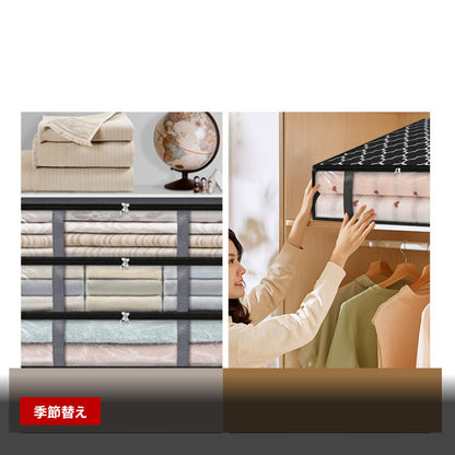 布団収納袋 3個セット 不織布・活性炭加工 クローゼット収納に 使用シーン