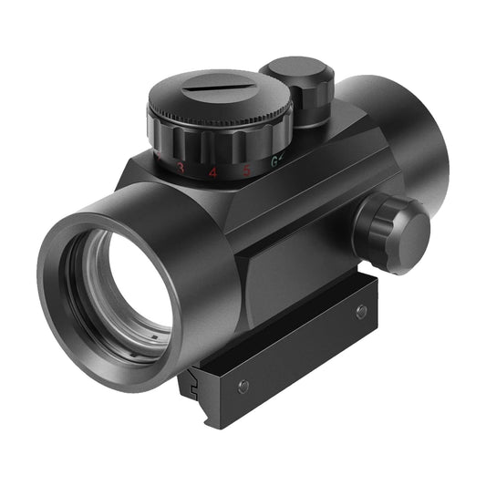 ドットサイト 40mm レンズ レッド/グリーン5段階切替 11mm/20mmレール対応 レンズカバー付き AC20240220