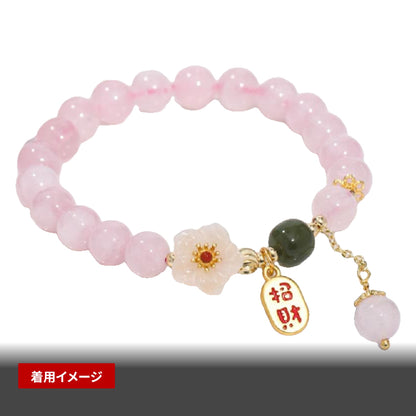 天然石ブレスレット 8mm パワーストーン アクセサリー WRTA-BR-154 使用シーン