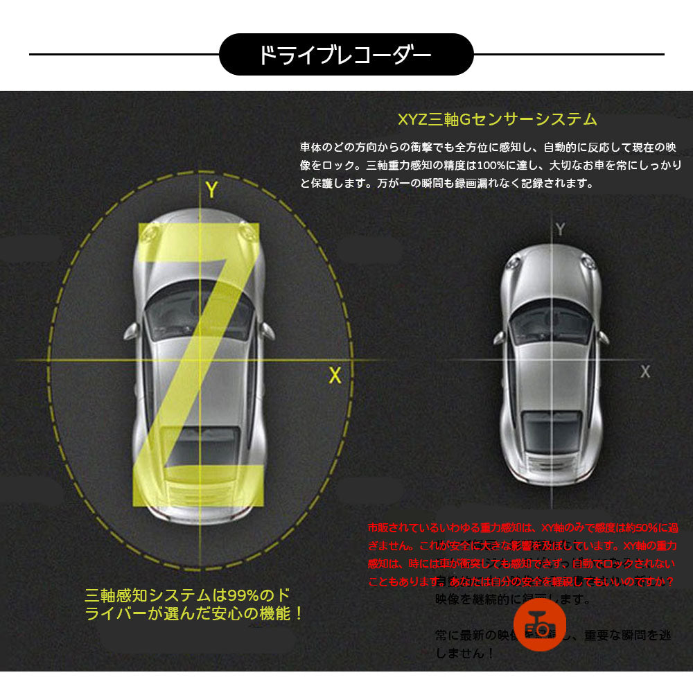 ミラー型ドライブレコーダー 前後カメラ 170度広角 4.3インチ