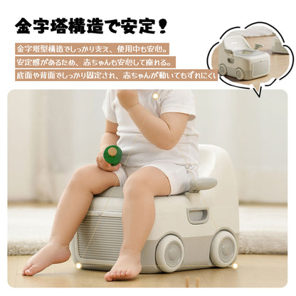 3WAYおまる 子ども用トイレ 補助便座・踏み台にも 飛び散り防止 お手入れ簡単