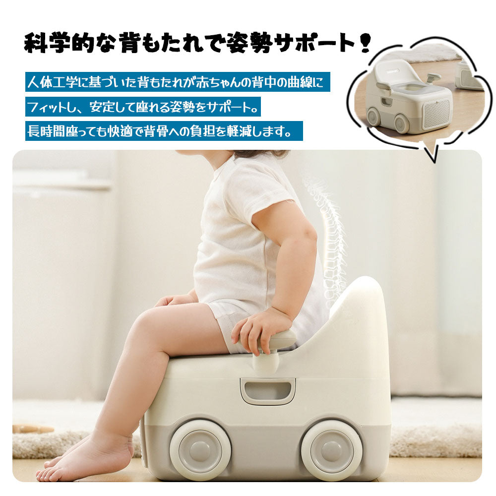 3WAYおまる 子ども用トイレ 補助便座・踏み台にも 飛び散り防止 お手入れ簡単