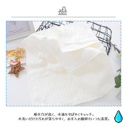【食器用ふきん 5枚セット】吸水・速乾で毛羽立ちにくい・キッチンクロス 台拭き・食器拭きに