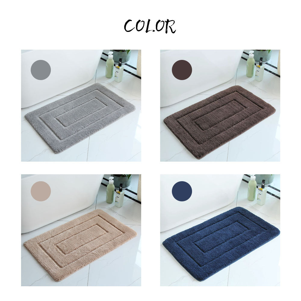 吸水・速乾 足ふきマット 40×60cm 洗えるフランネル素材