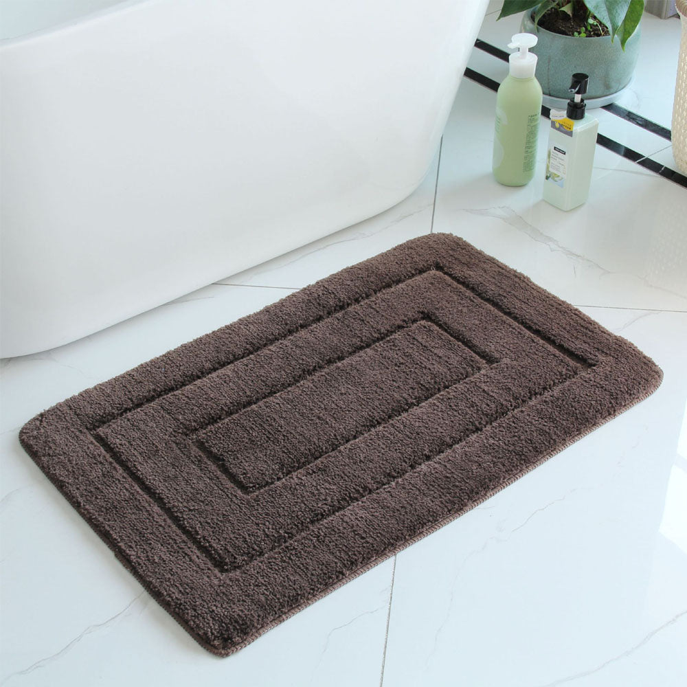 吸水・速乾 足ふきマット 40×60cm 洗えるフランネル素材