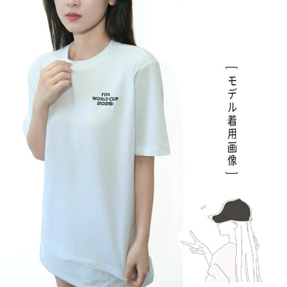 綿100% 半袖Tシャツ ホワイト ゆったりシルエット 吸汗速乾 メンズ レディース