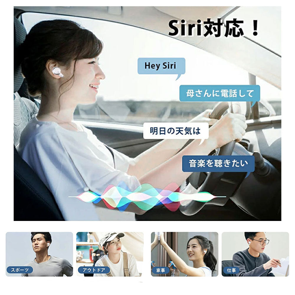 ワイヤレスイヤホン Bluetooth 5.4 Hi-Fi音質 ノイズ低減 LED残量表示 Type-C急速充電 NBQ10