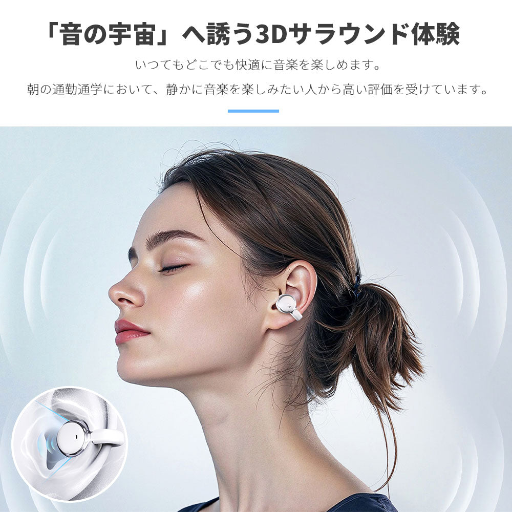 ワイヤレスイヤホン Bluetooth 5.4 Hi-Fi音質 ノイズ低減 LED残量表示 Type-C急速充電 NBQ10
