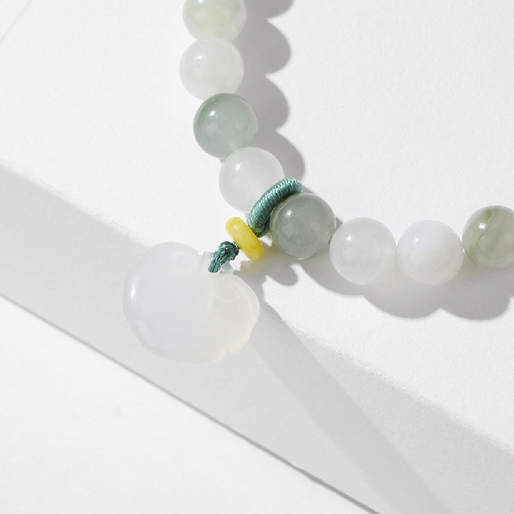 天山翡翠 ブレスレット 8mm 天然石パワーストーン レディースアクセサリー TA-BR-048