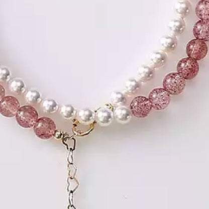 ストロベリークォーツ 天然石ブレスレット 6mm WRTA-BR-178