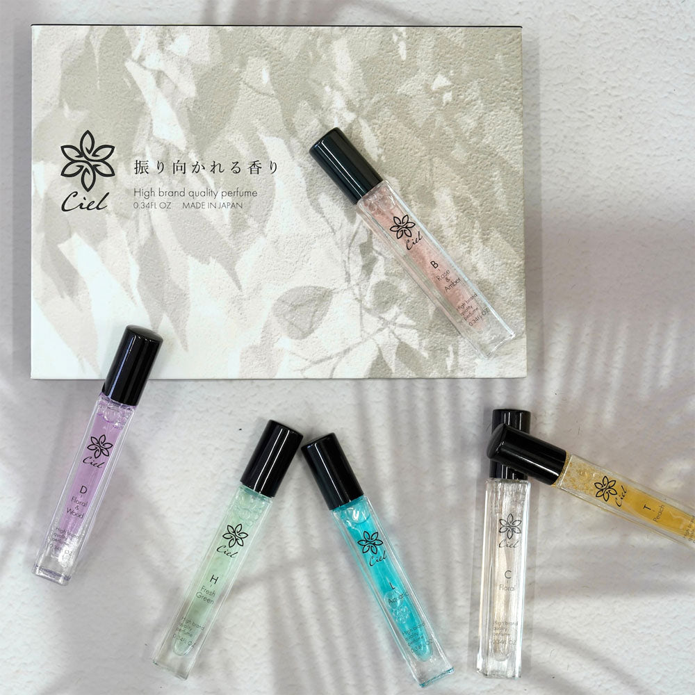 日本製 ミニ香水 6本セット 10mL アルコールフリー フレグランス お試し ギフト Ciel-1