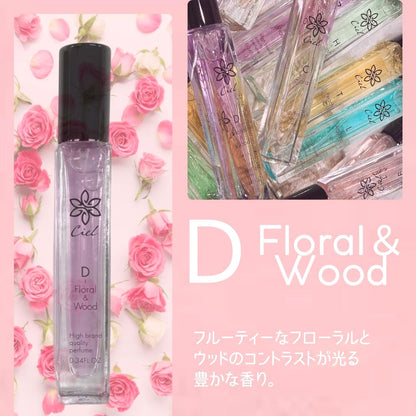 日本製 ミニ香水 6本セット 10mL アルコールフリー フレグランス お試し ギフト Ciel-1